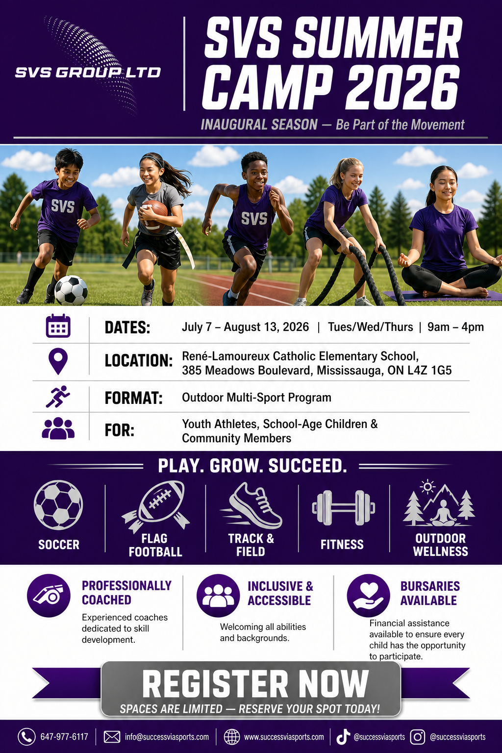 summer camp flyer
